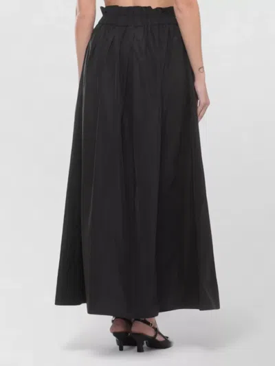 Herno Flared Maxi Skirt Featuring Side Pockets