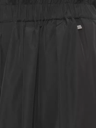 Herno Flared Maxi Skirt Featuring Side Pockets