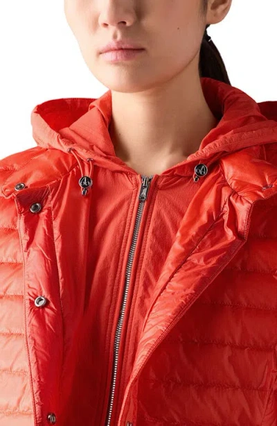 Moose Knuckles Cloud Walker 800 Fill Power Down Jacket In Red