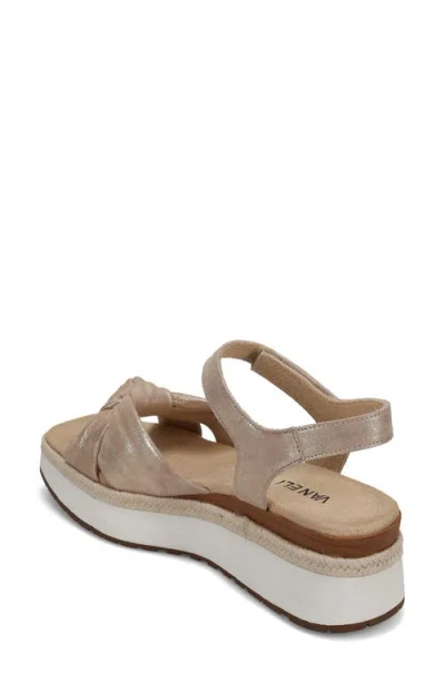 Vaneli Ekon Ankle Strap Platform Sandal In Gold