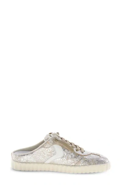 Voile Blanche Ines Sneaker Mule In Silver