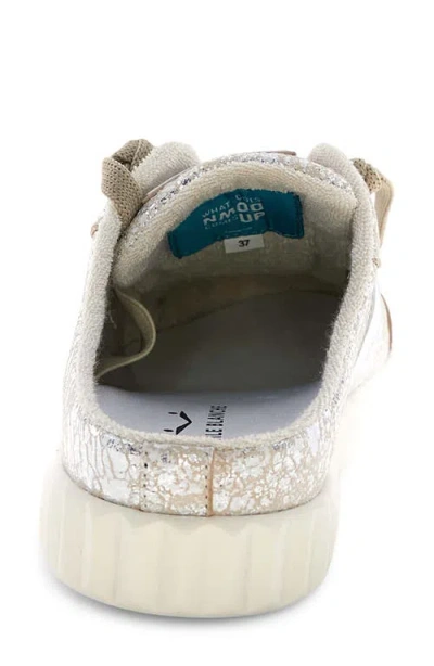Voile Blanche Ines Sneaker Mule In Silver