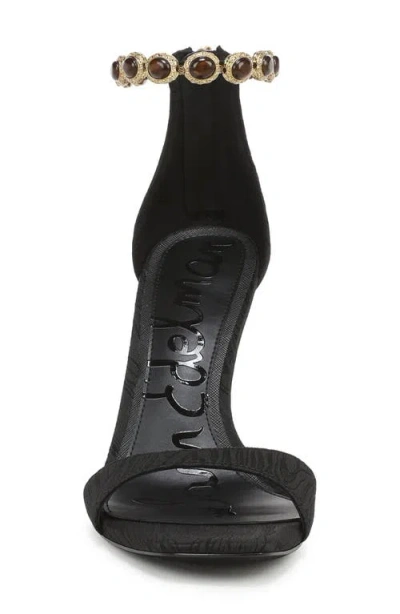 Sam Edelman Lyra Ankle Strap Sandal In Black
