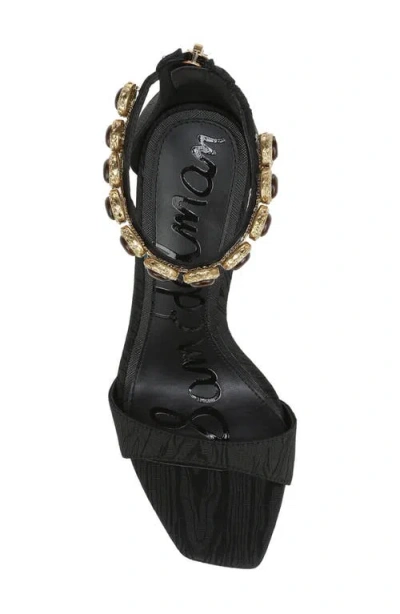 Sam Edelman Lyra Ankle Strap Sandal In Black
