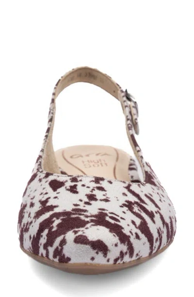 Ara Pixie Slingback Pump In Brown