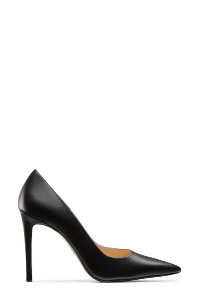 Stuart Weitzman Stuart Power 100 Pointed Toe Pump In Black