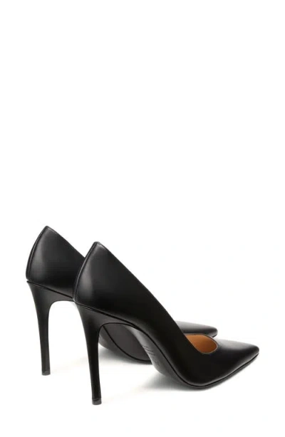 Stuart Weitzman Stuart Power 100 Pointed Toe Pump In Black