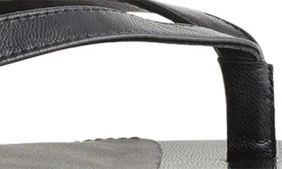 Madewell Izzie Ivana Leather Thong Sandals True Black