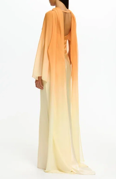 Significant Other Devlyn Long Sleeve Gown In Multi