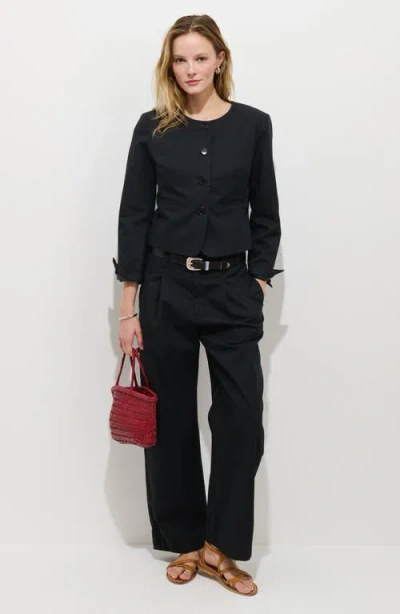 Alex Mill Soho Jacket In Cotton Linen In Black