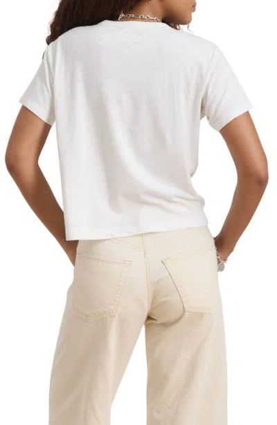 Alex Mill Garcon Linen Blend T-shirt In White