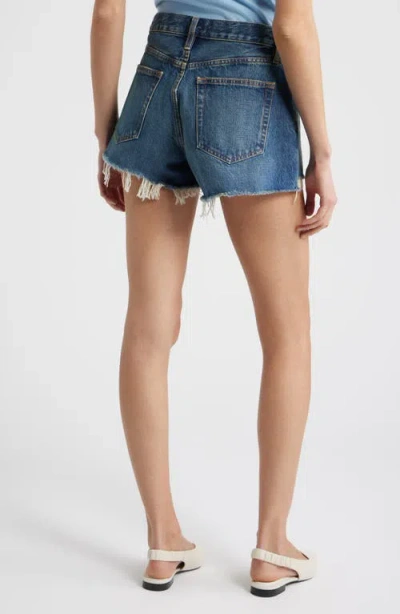 Frame The Hang Short Woman Denim Shorts Blue Size 31 Recycled Cotton