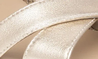 Nerogiardini Slingback Platform Wedge Sandal In Silver