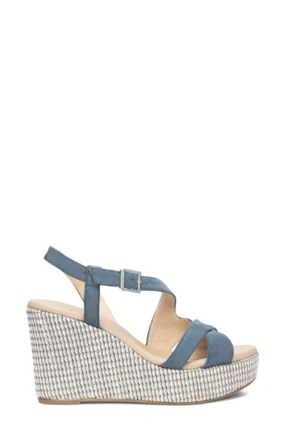 Nerogiardini Slingback Platform Wedge Sandal In Multi