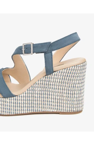 Nerogiardini Slingback Platform Wedge Sandal In Multi