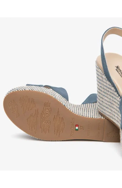 Nerogiardini Slingback Platform Wedge Sandal In Multi
