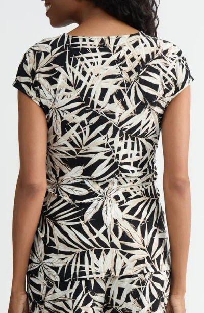 Kasper Dolman Sleeve Top In Multi