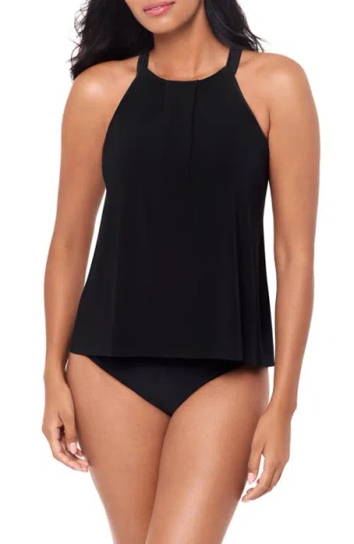 Magicsuit Solid Esme Tankini Top In Black