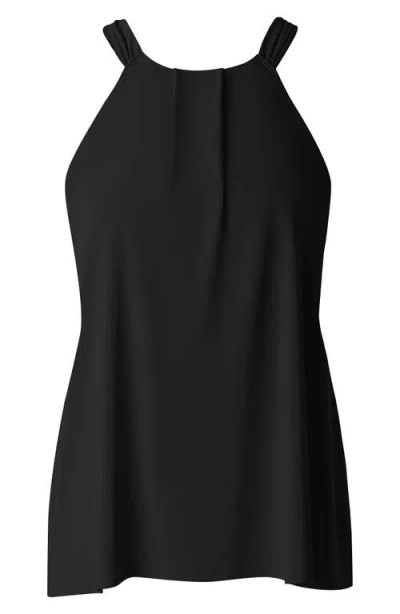 Magicsuit Solid Esme Tankini Top In Black