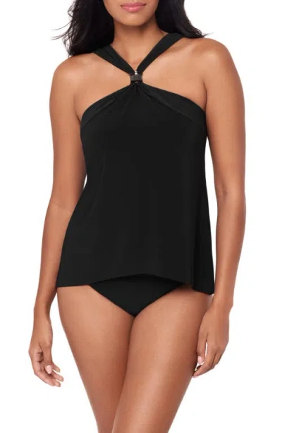 Magicsuit Solid Faye Tankini Top In Black