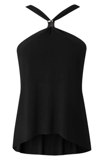 Magicsuit Solid Faye Tankini Top In Black