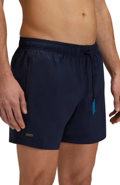 Sundek Solid Swim Trunks In Blue