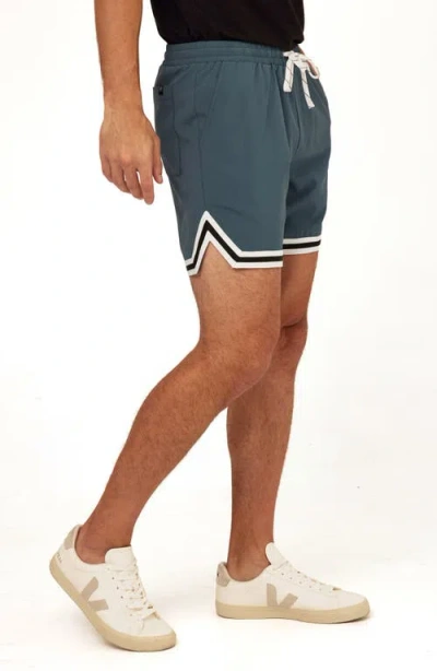 Threads 4 Thought Darren Essential Drawstring Shorts In Blue