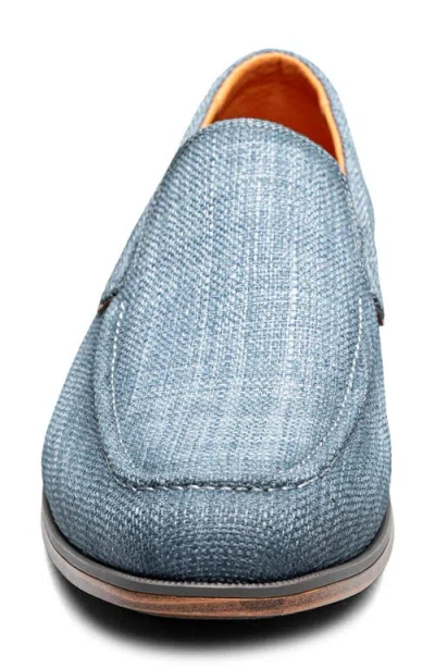 Stacy Adams Ridgely Moc Toe Slip-on Loafer In Blue