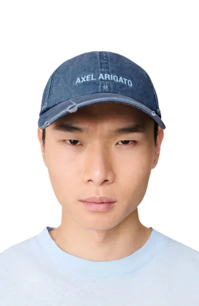 Axel Arigato Aa Logo Cap In Blue