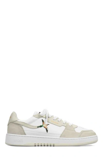 Axel Arigato Dice Lo Bee Bird Sneakers In White Leather In Multi