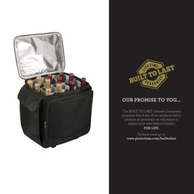 Legacy Bodega Rolling Wine Cooler In Black