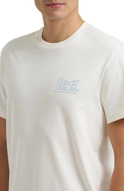 Lee Essential Graphic T-shirt In White