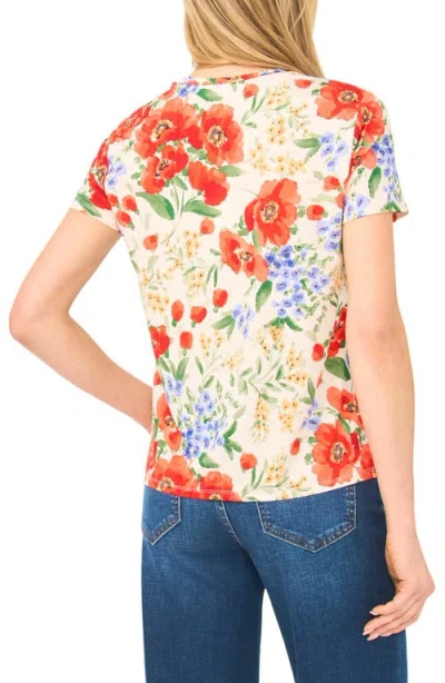 Ted Baker Floral Knit T-shirt In Multi
