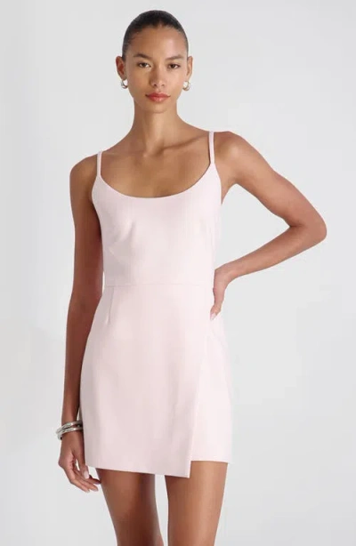 French Connection Whisper Bow Strapless Bow Mini Dress In Sweet Pink In Pink