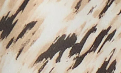 Kasper Printed Ruffle Sleeve Top In Multi