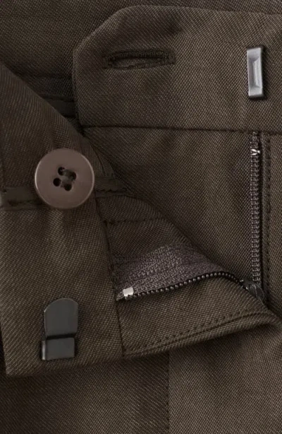 Mango Lyocell Blend Pants In Brown