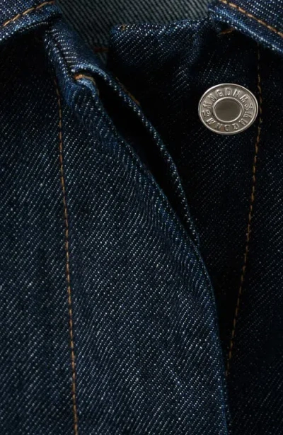 Mango Denim Jacket In Blue