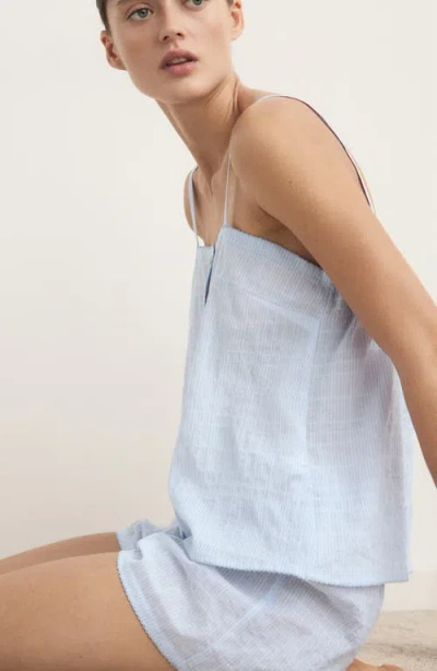 Mango Short Pajamas In Blue