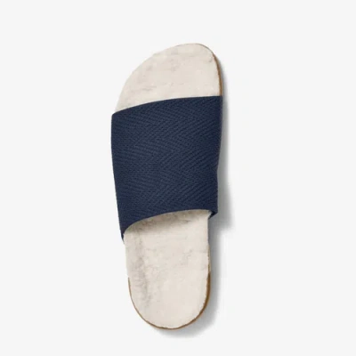 Message Cozy Shaw Slide In Blue