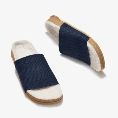 Message Cozy Shaw Slide In Blue