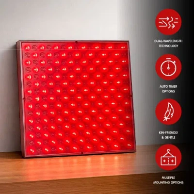 Pursonic Led Red Light Therapy Panel In Red