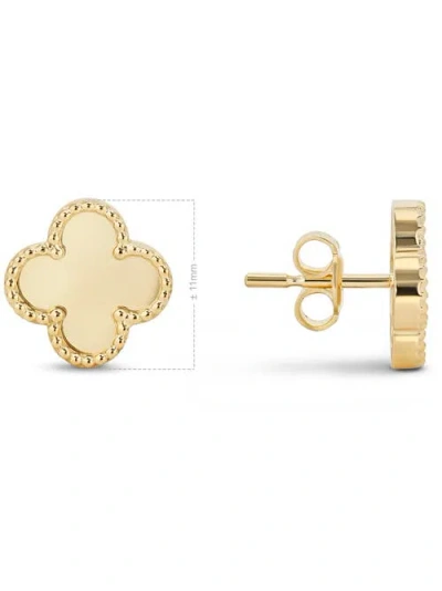Devata Clover Earrings In Gold