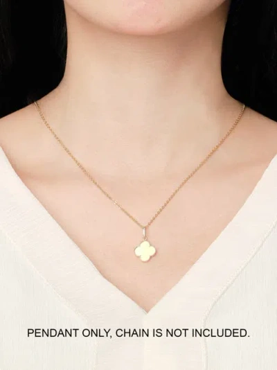Devata Clover Pendant In Gold
