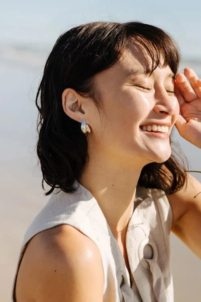 Noonday Double Dew Drop Earrings In Silver