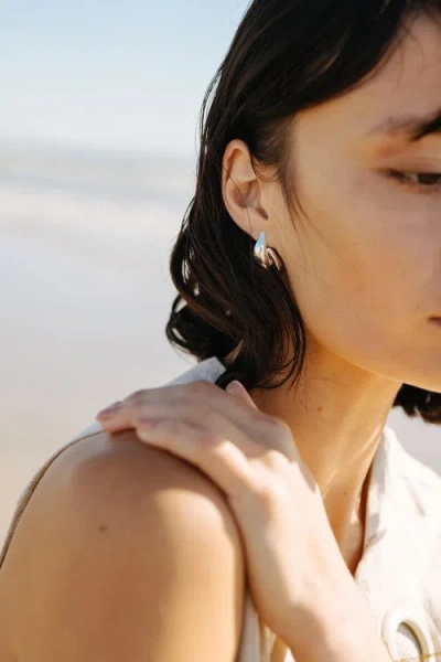 Noonday Double Dew Drop Earrings In Silver