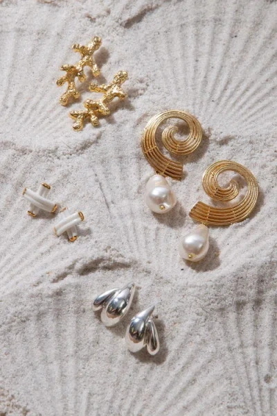 Noonday Double Dew Drop Earrings In Silver