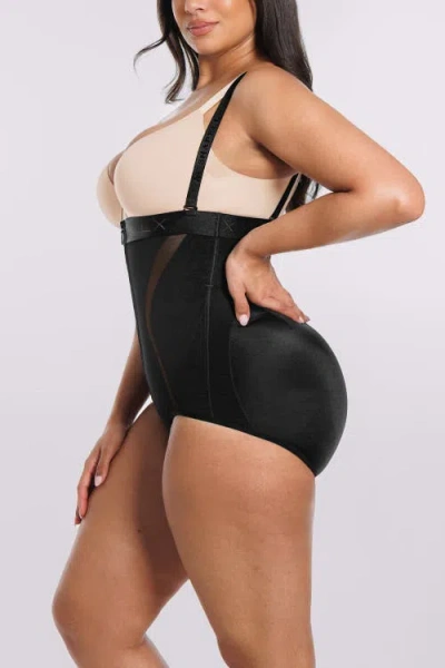 Shapellx Curve Code Airy Comfy Smoothing Brief In Black
