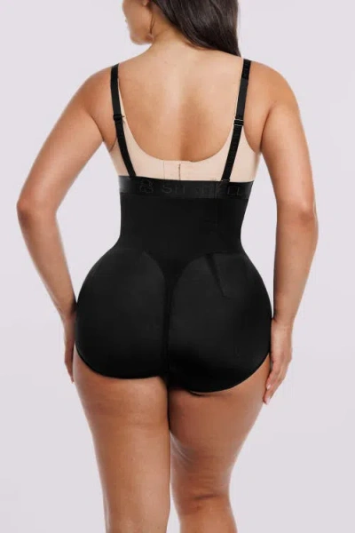 Shapellx Curve Code Airy Comfy Smoothing Brief In Black