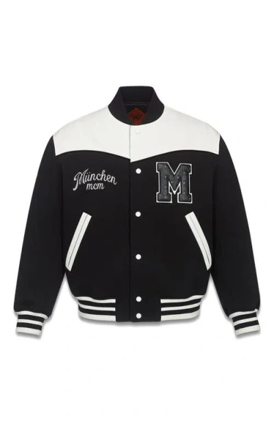 Mcm Munchen Ponte Varsity Jacket In Multi