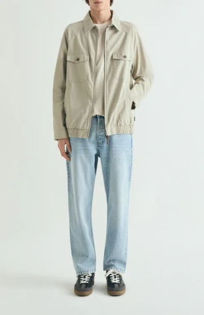 Scalpers Bober Raglan Sleeves Jacket In White